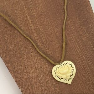 Carved Heart Pendant